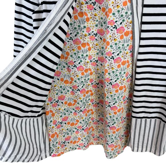 Matilda Jane Joanna Gaines Harvest Days Striped Floral 3/4 Sleeve Blouse Size M - Picture 5 of 7